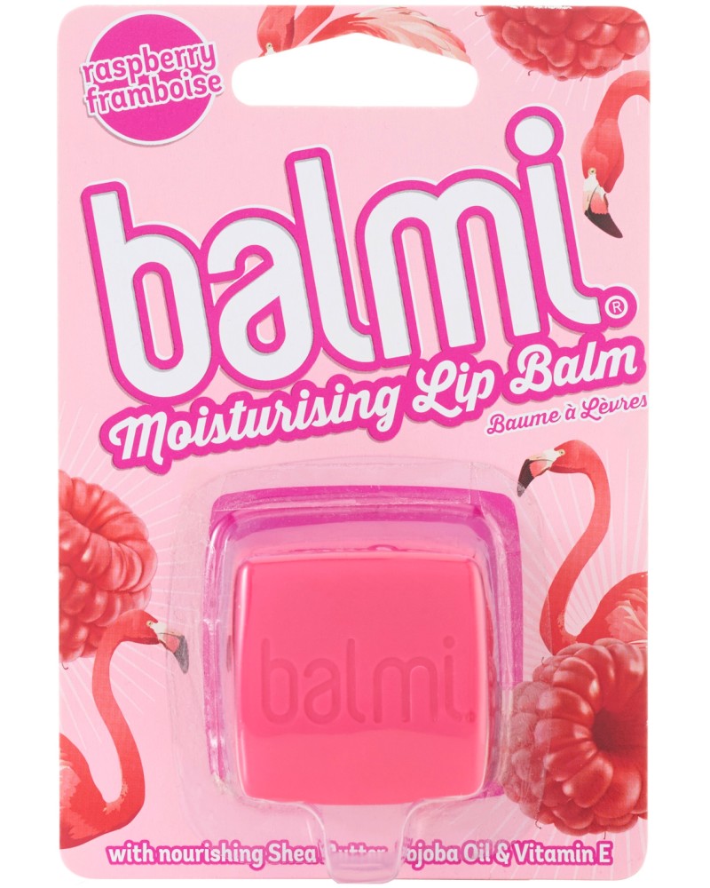 Balmi Moisturising Lip Balm - Raspberry -         - 