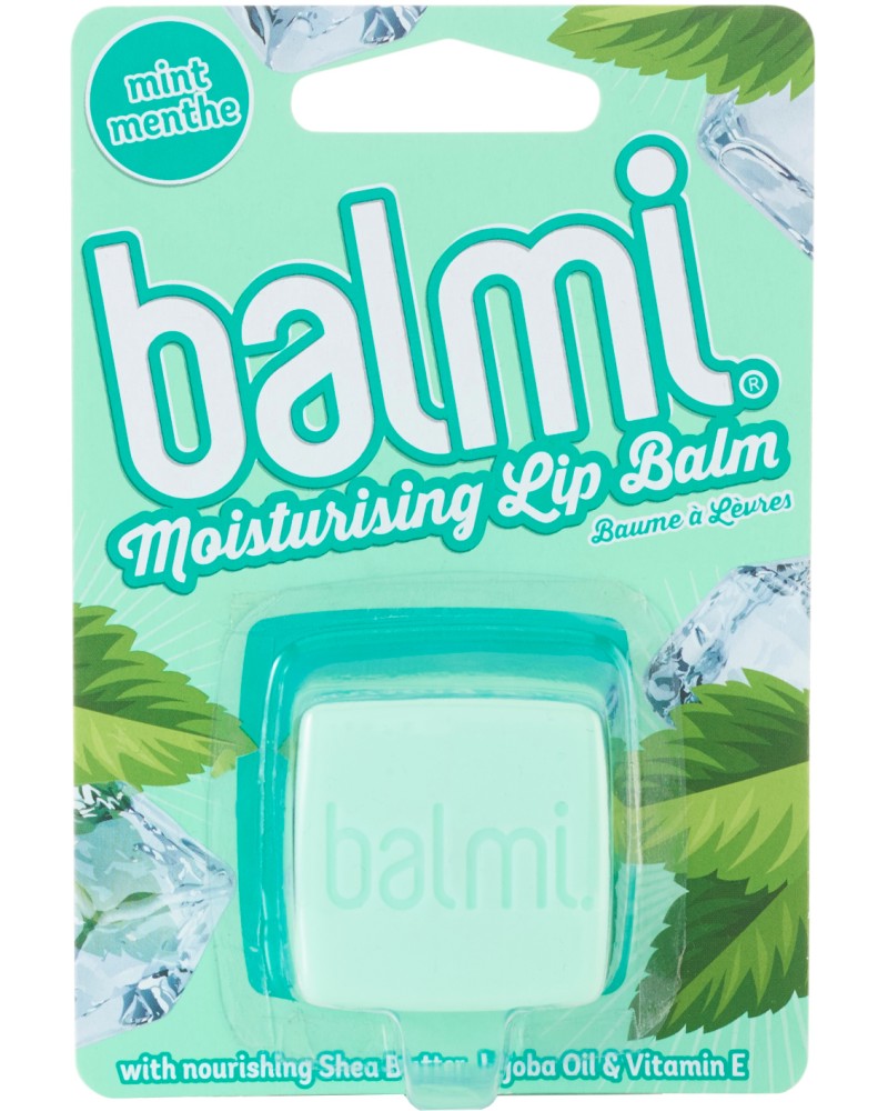 Balmi Moisturising Lip Balm - Mint -         - 