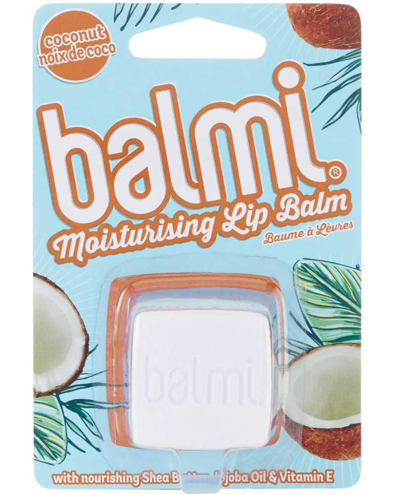 Balmi Moisturising Lip Balm - Coconut -         - 