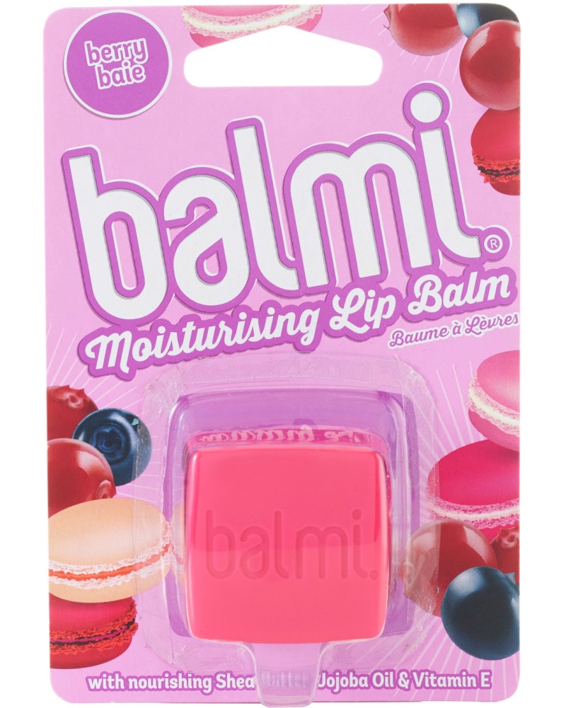 Balmi Moisturising Lip Balm - Berry -         - 