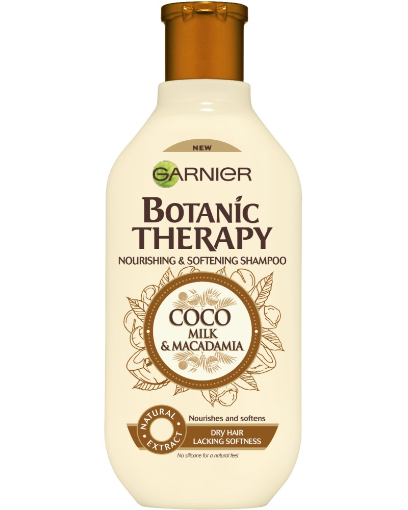 Garnier Botanic Therapy Coco Milk & Macadamia Shampoo -          - 