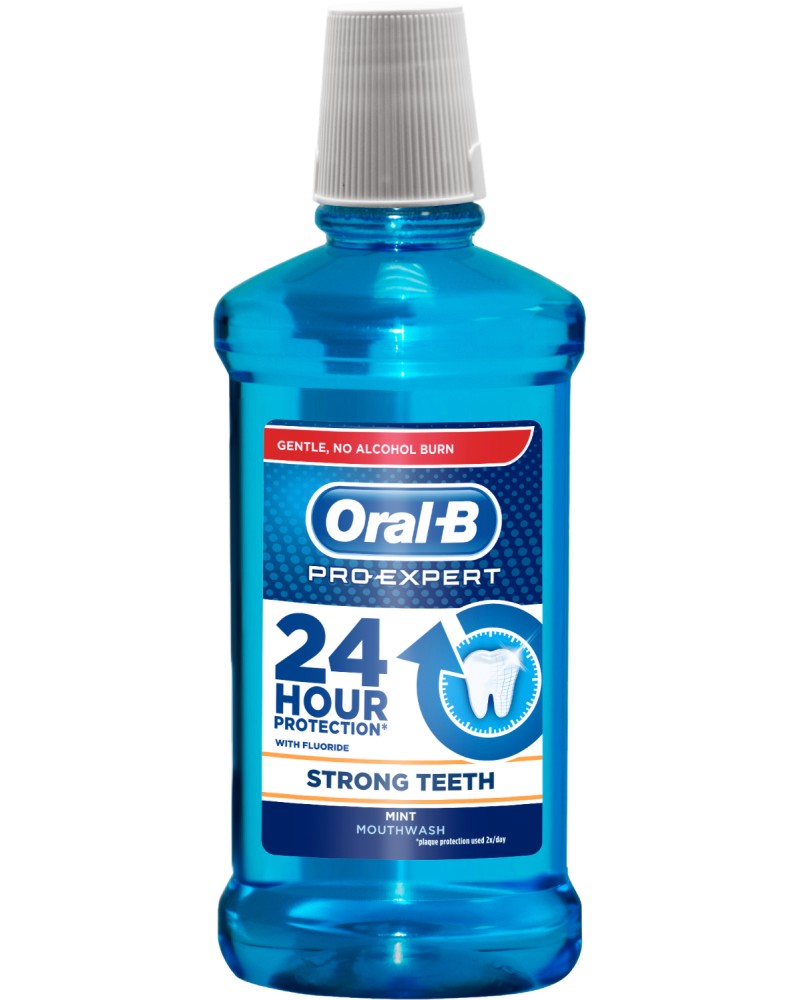 Oral-B Pro-Expert 24 Hour Protection Strong Teeth Mouthwash -       - 