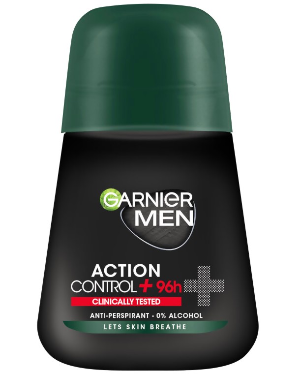 Garnier Men Mineral Action Control+ 96h Roll-On -       Action Control+ - 