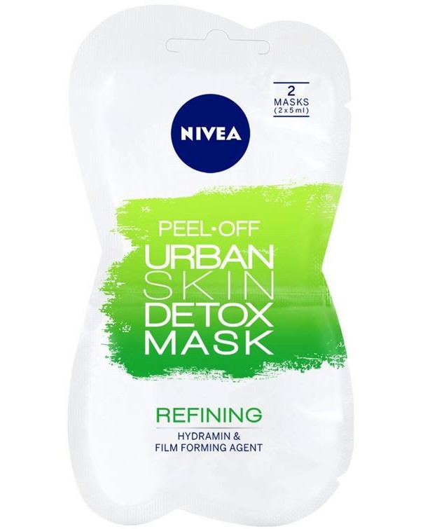 Nivea Urban Skin Detox Peel-Off Mask -     , , 2  x 5 ml - 