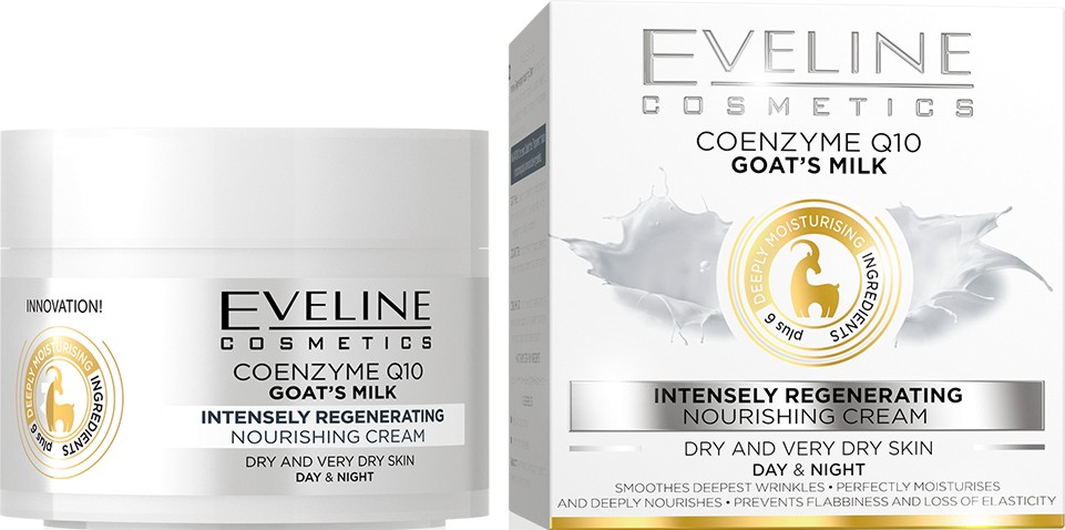 Eveline Coenzyme Q10 & Goat's Milk Intensely Regenerating Cream -       - 