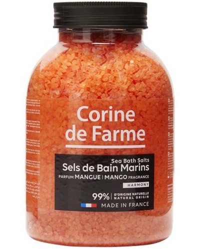 Corine de Farme Mango Sea Bath Salts Corine de Farme Mango Sea Bath Salts - Морски соли за вана с аромат на манго - продукт