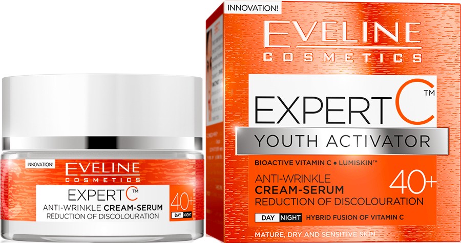 Eveline Expert C 40+ Anti-wrikle Cream Serum -    -     "Expert C" - 
