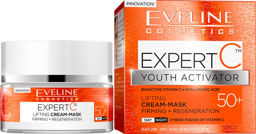 Eveline Expert C 50+ Lifting Cream-Mask - ���� � ������� ����� �� ������� "Expert C" - ����