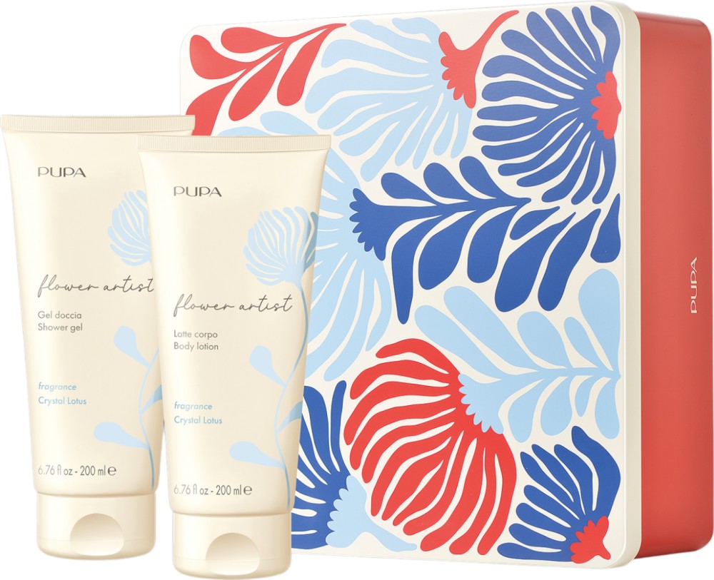 ��������� �������� � ������� ����� PUPA Milano Flower Artist Crystal Lotus - ��� ��� � ������ �� ���� �� ������� Flower Artist - �������