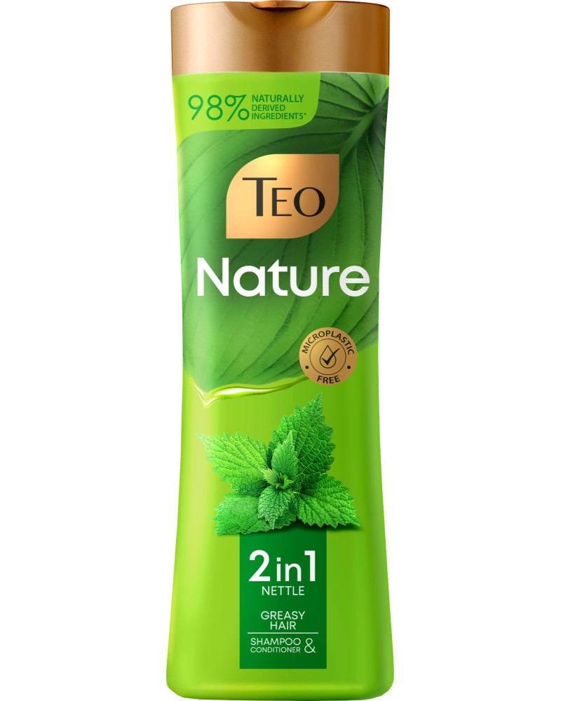 Teo Nature Nettle 2 in 1 Shampoo & Conditioner -    2  1        Nature - 