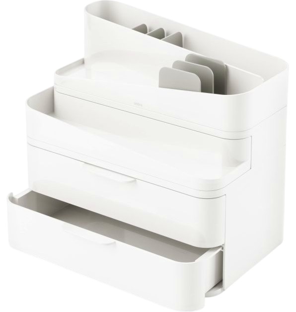 Органайзер за грим и козметика UMBRA Glam Органайзер за грим и козметика UMBRA Glam - 27 x 18 x 25 cm, в бял цвят - продукт