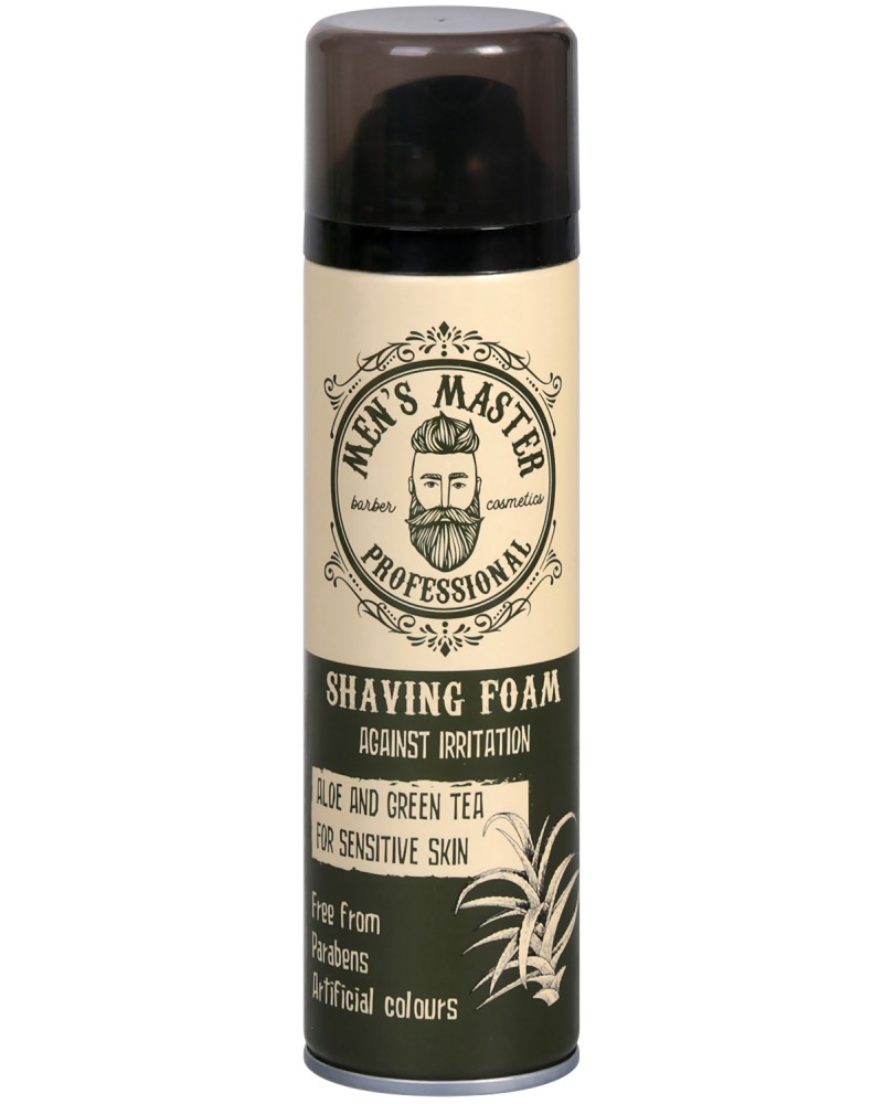 Men's Master Professional Shaving Foam - Пяна за бръснене против раздразнения - пяна