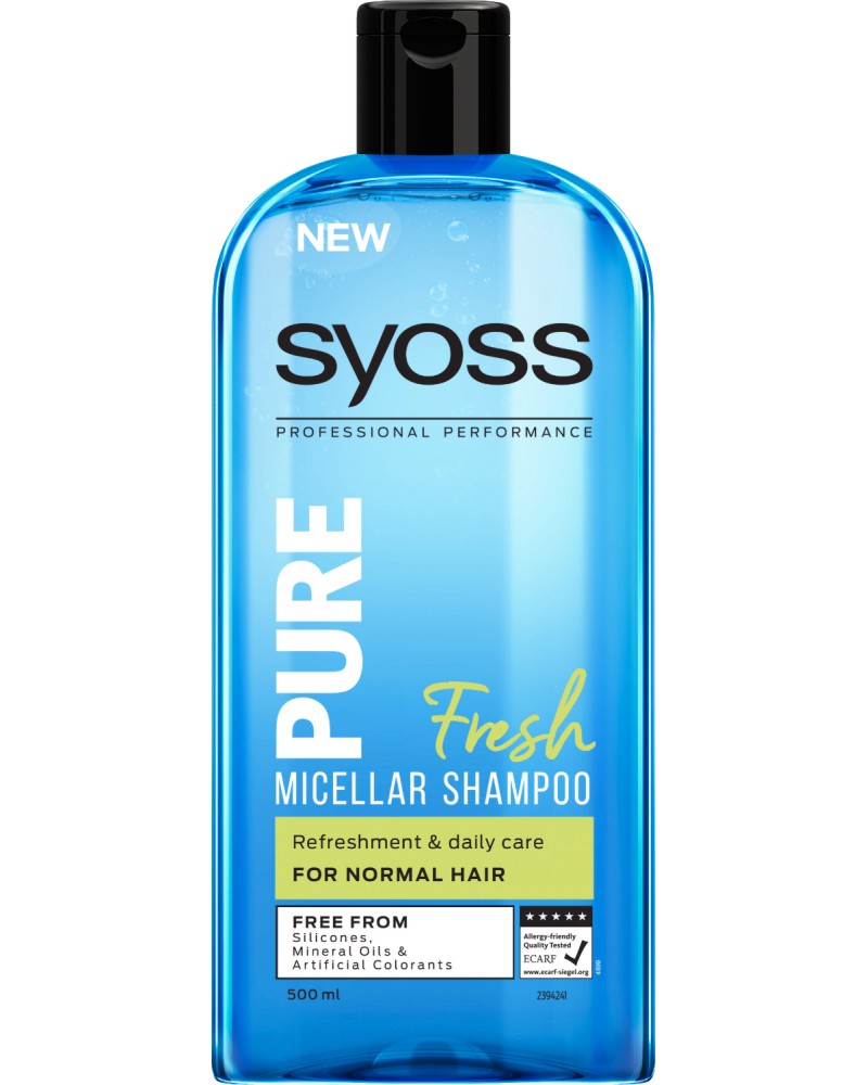 Syoss Pure Fresh Micellar Shampoo -       - 