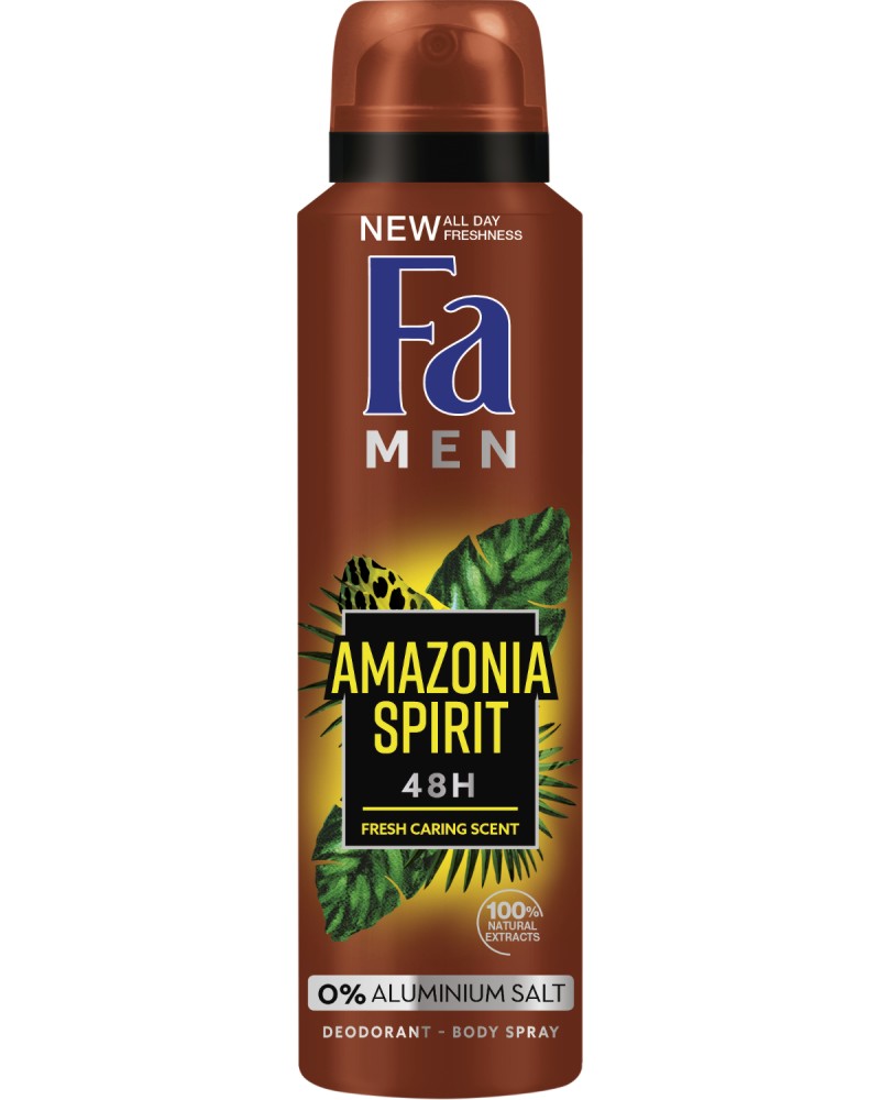 Fa Men Brazilian Vibes Amazonia Spirit Deodorant Body Spray -         - 
