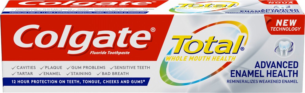 Colgate Total Advanced Enamel Health Toothpaste -        -   