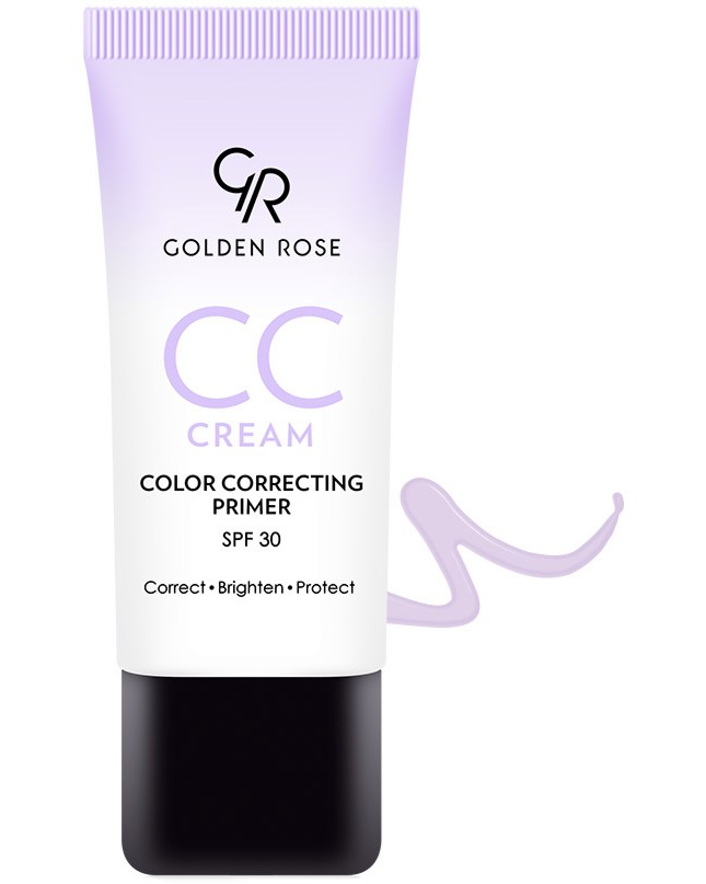 Golden Rose CC Cream Color Correcting Primer Violet - SPF 30 -      CC  2  1 - 