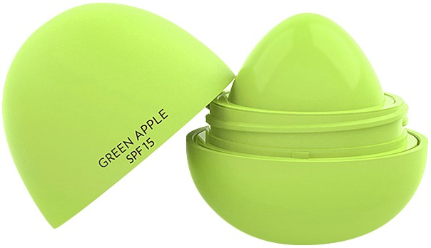 Golden Rose Green Apple Lip Butter SPF 15 - Балсам за устни с аромат на зелена ябълка - балсам