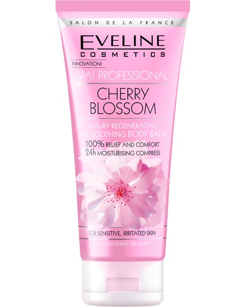 Eveline SPA Professional Cherry Blossom Soothing Body Balm - ������ �� ���� �� ������������ ���� �� ������� "SPA Professional" - ������