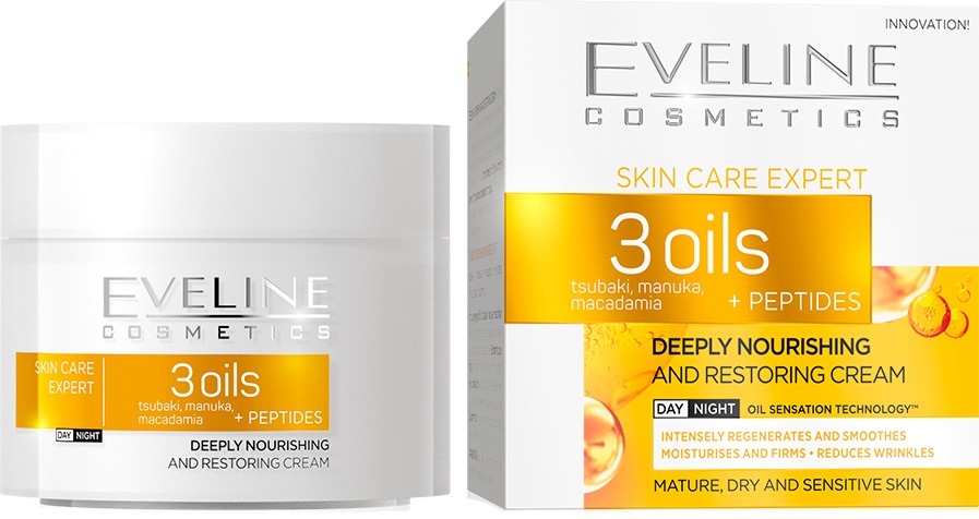 Eveline Skin Care Expert 3 Oils Day & Night Cream -         - 