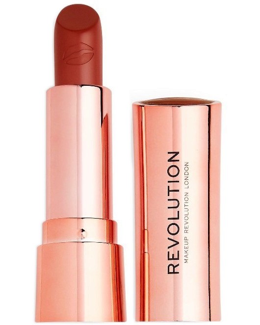 Makeup Revolution Satin Kiss Lipstick Makeup Revolution Satin Kiss Lipstick - Червило със сатенен финиш - червило
