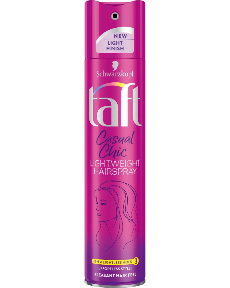 Taft Casual Chic Lightweight Hairspray -       - 