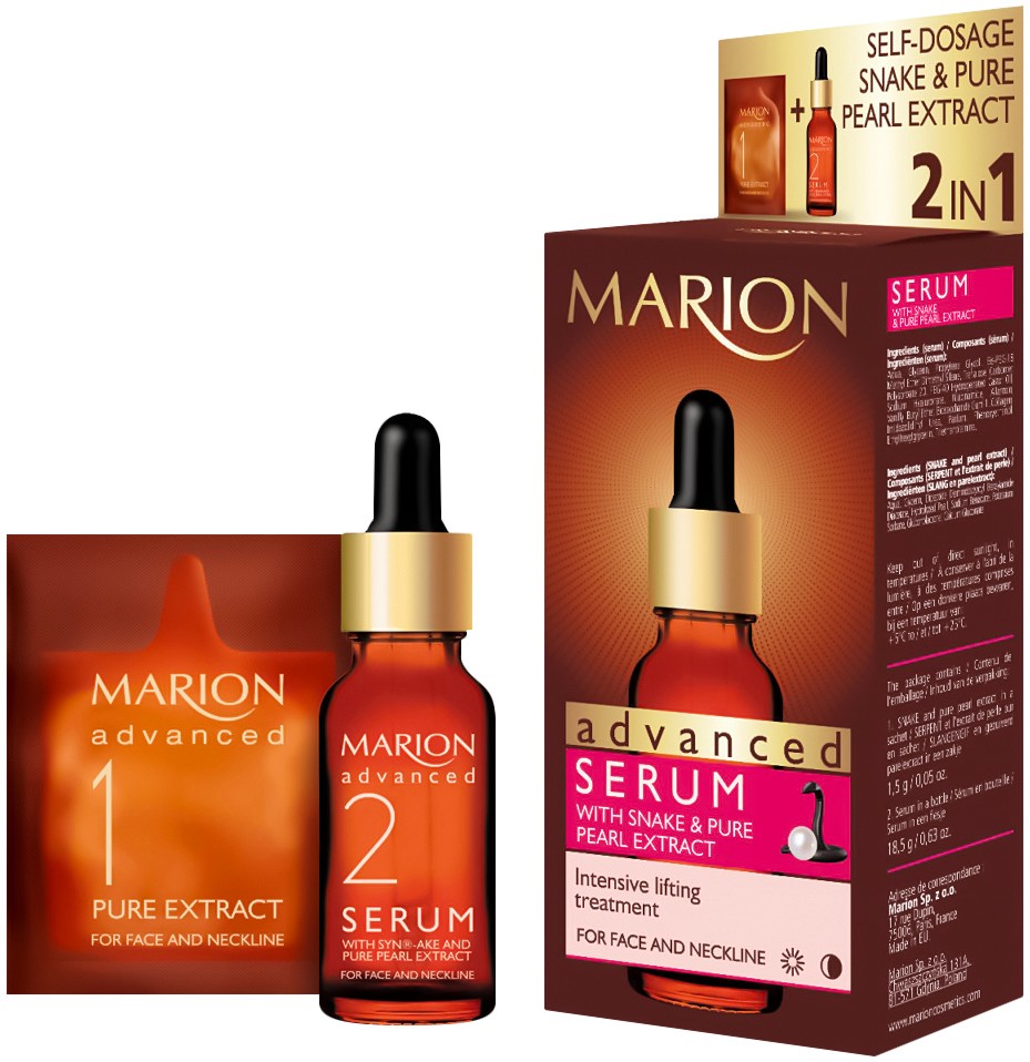 Marion Advanced Serum with Snake & Pure Pearl Extracts -   ,    - 