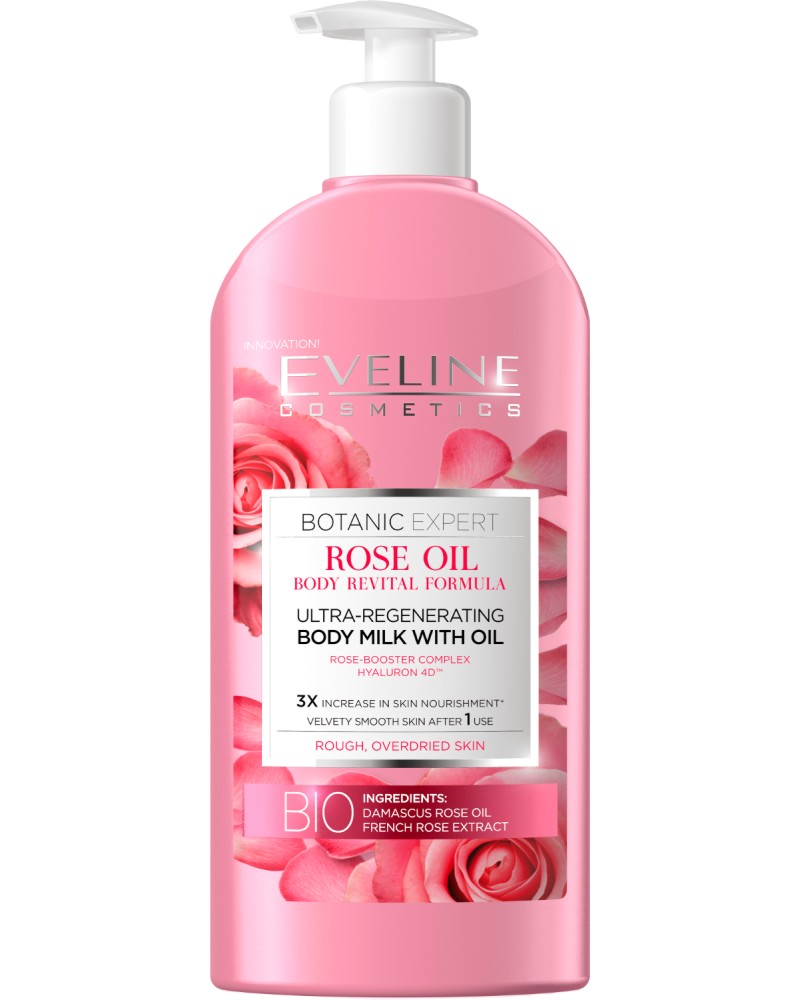 Eveline Botanic Expert Rose Oil Ultra Reganerating Body Milk -           -   