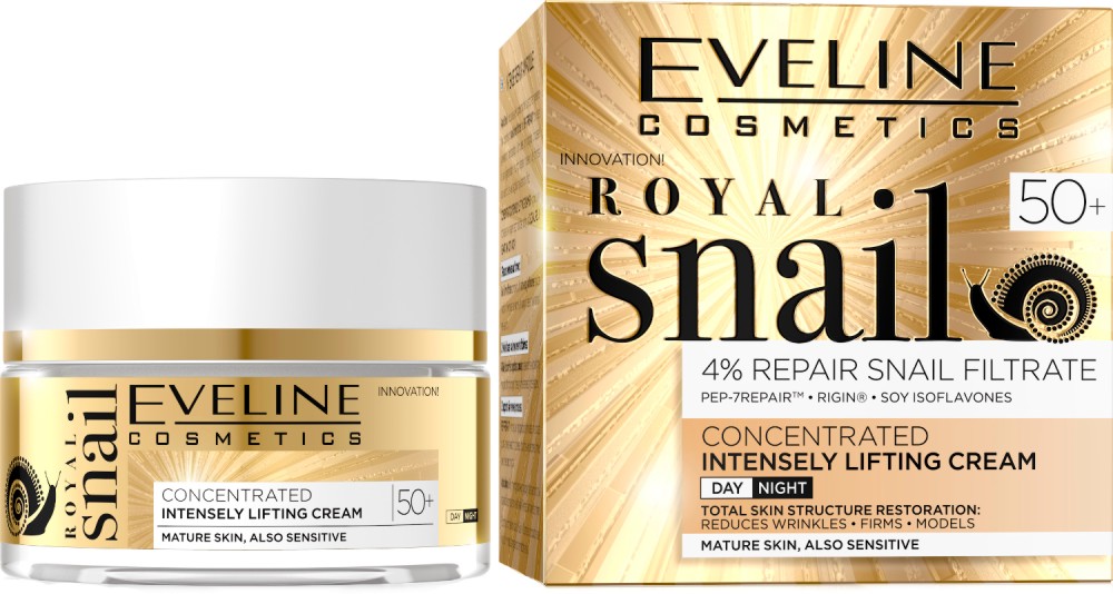 Eveline Royal Snail 50+ Intensely Lifting Cream -        "Royal Snail" - 