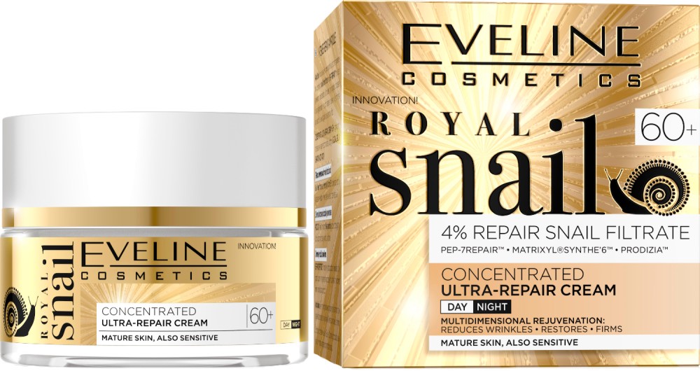 Eveline Royal Snail 60+ Ultra Repair Cream -        "Royal Snail" - 