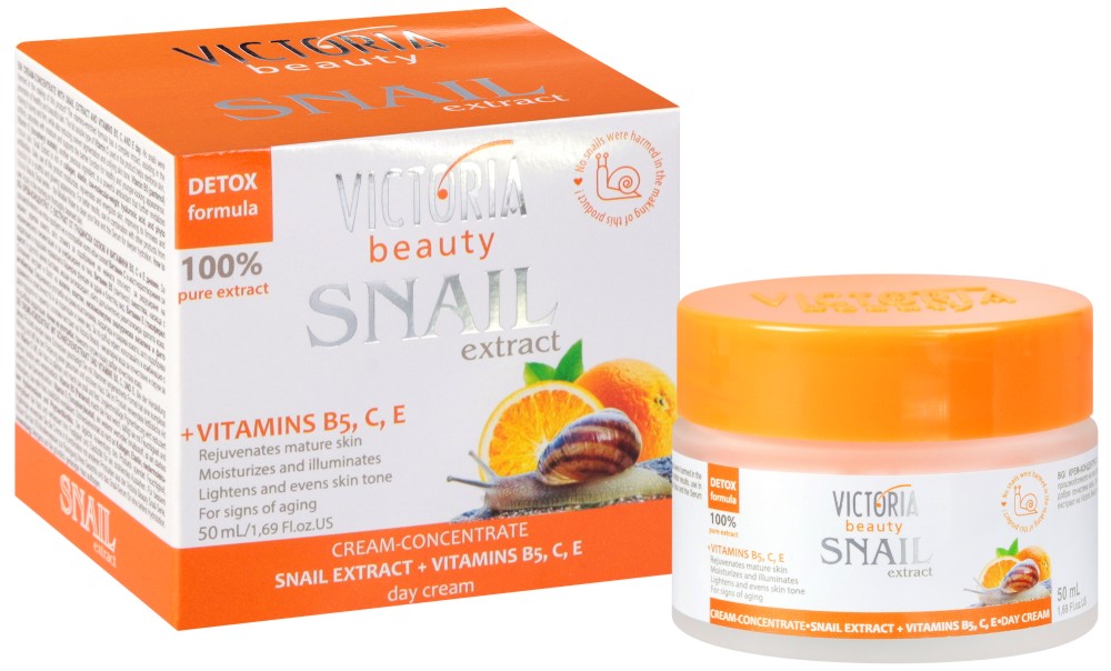 Victoria Beauty Snail Extract + Vitamins Day Cream -          Snail Extract - 