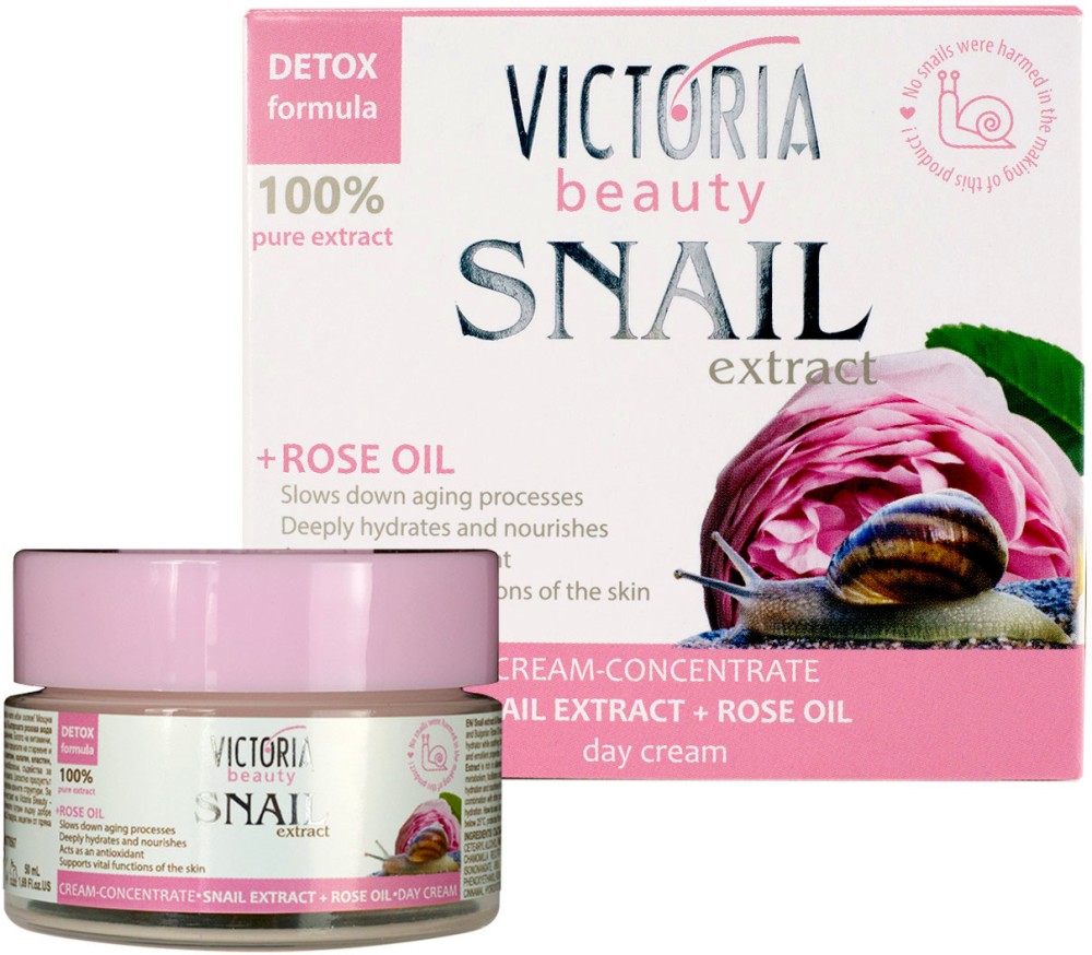 Victoria Beauty Snail Extract + Rose Oil Day Cream -           Snail Extract - 