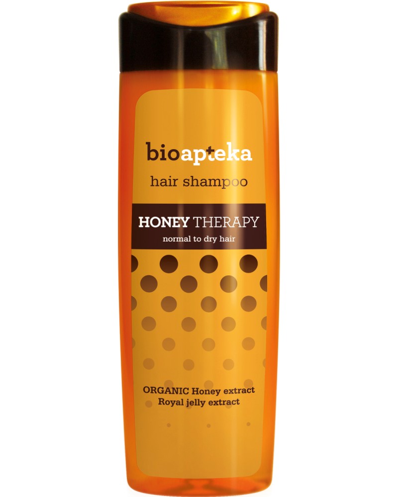 Bio Apteka Honey Therapy Shampoo - Шампоан с екстракт от мед за нормална до суха коса - шампоан