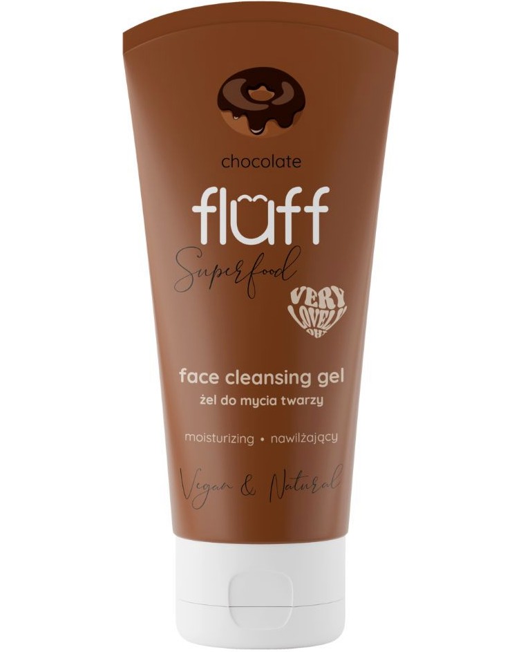 Fluff Superfood Chocolate Face Cleansing Gel - ������� ��� �� ���� � ������ �� ������� - ���