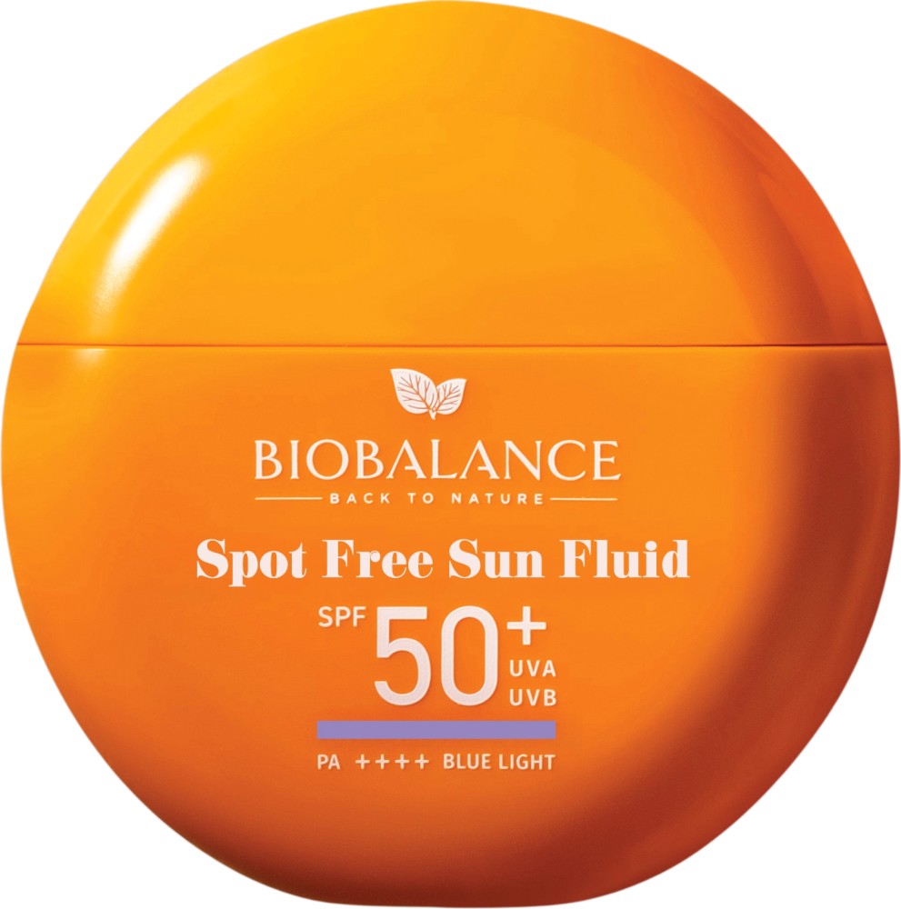 BioBalance Spot Free Sun Fluid SPF 50+ - ������������� ����� �� ���� ������ ����� ����� - �������