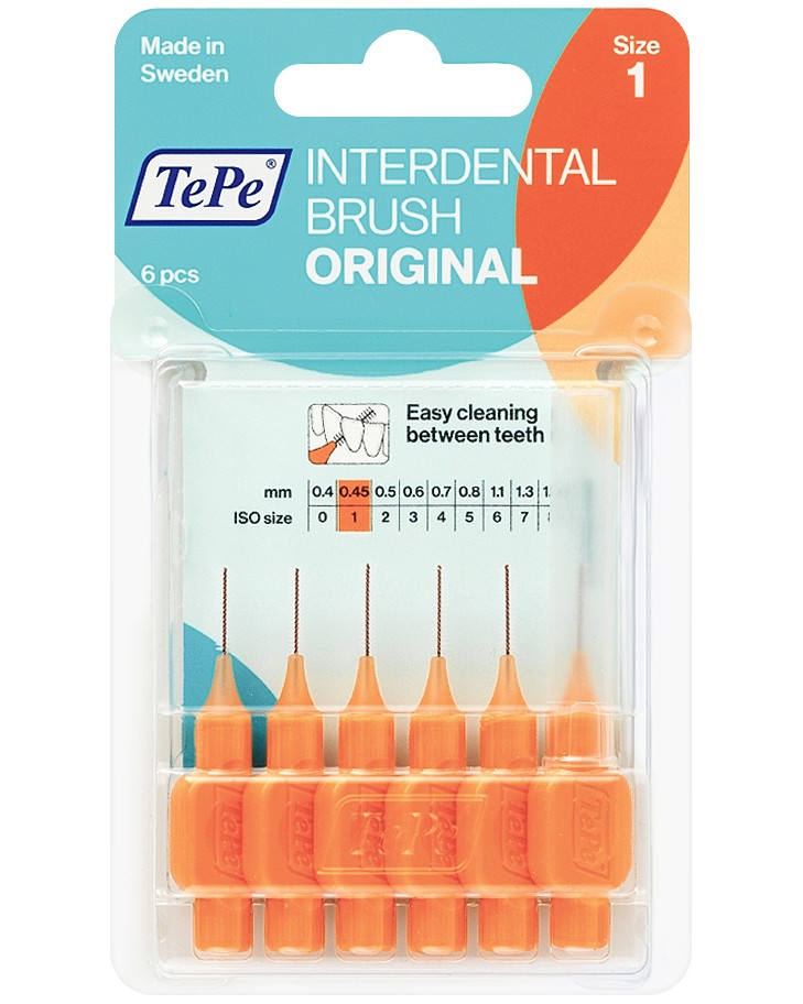 TePe Interdental Brush Original - 6     , 0.45 mm - 