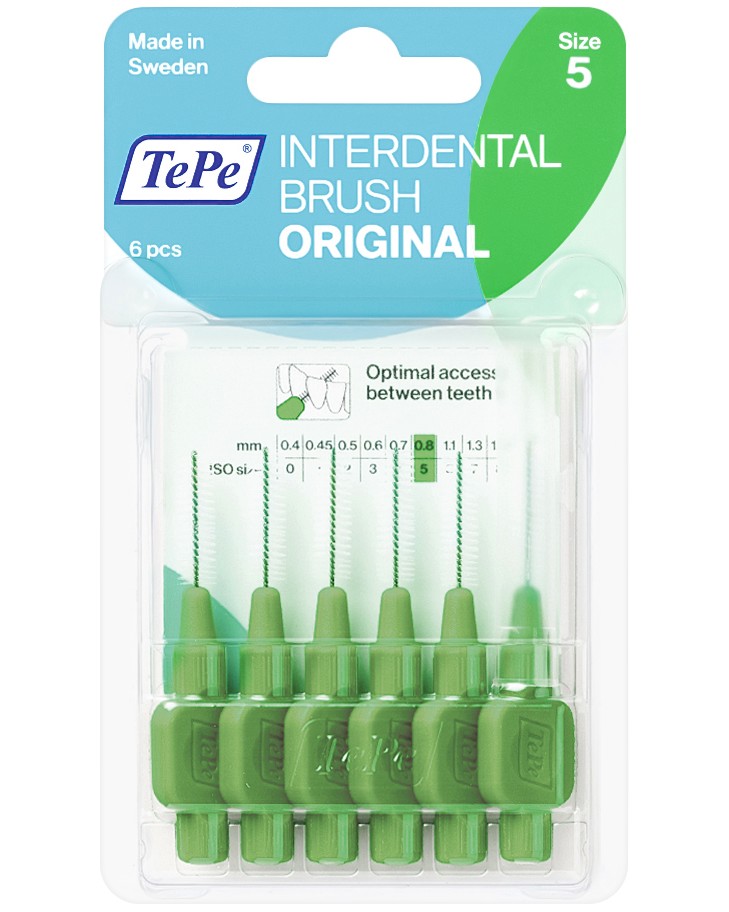 TePe Interdental Brush Original - 6     , 0.8 mm - 