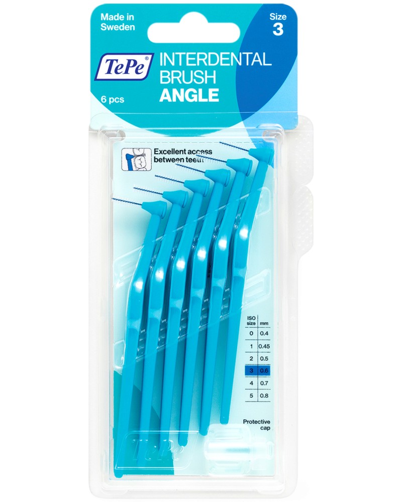 TePe Interdental Brush Angle - 6     , 0.6 mm - 