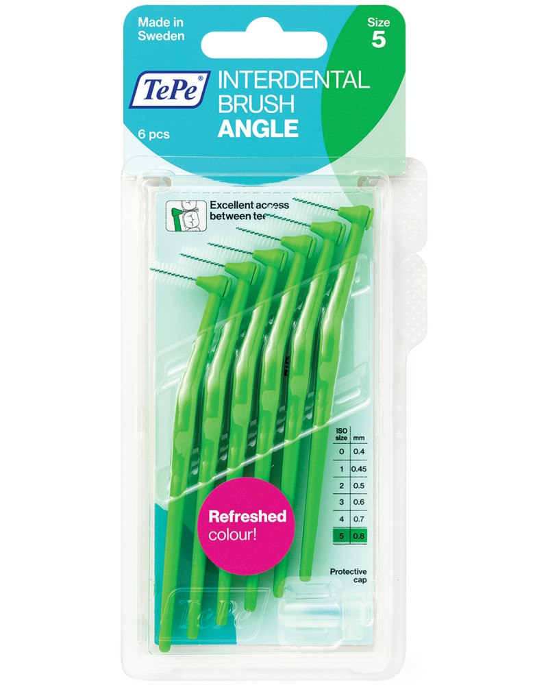 TePe Interdental Brush Angle - 6     , 0.8 mm - 