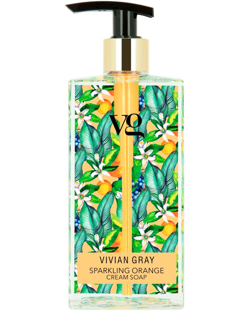 Vivian Gray Sparkling Orange Soap Vivian Gray Sparkling Orange Soap - Течен сапун с аромат на портокал от серията Sensational - сапун