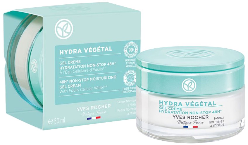 Yves Rocher Hydra Vegetal Moisturizing Gel Cream -           Hydra Vegetal - 