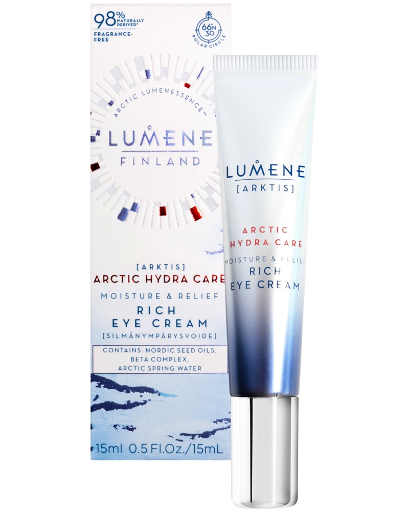Lumene Arctic Hydra Care Moisture & Relief Rich Eye Cream -           - 