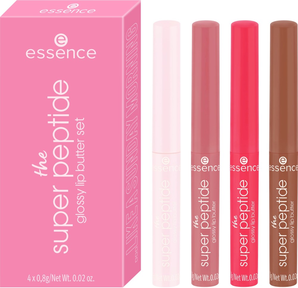 Essence The Super Peptide Glossy Lip Butter Set - �������� ����� �� �����  - �������