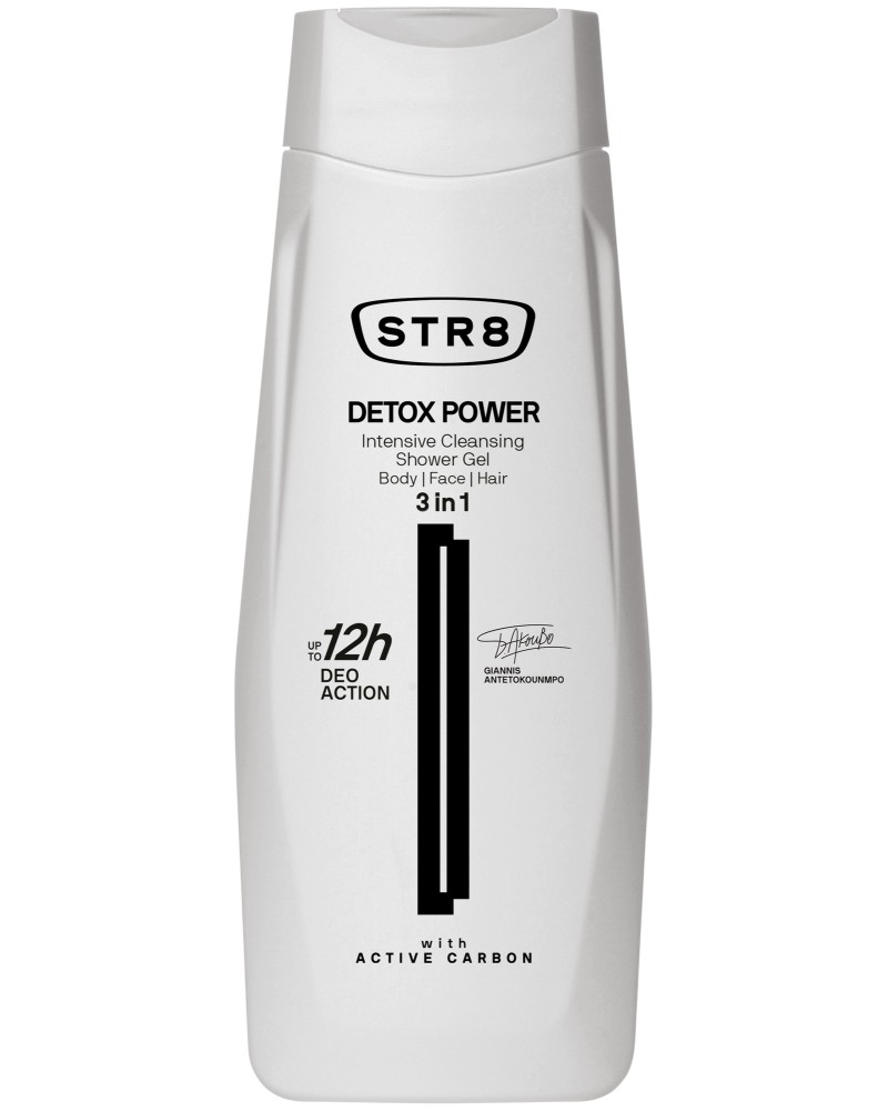 STR8 Detox Power Intensive Cleansing Shower Gel 3 in 1 -       ,    -  