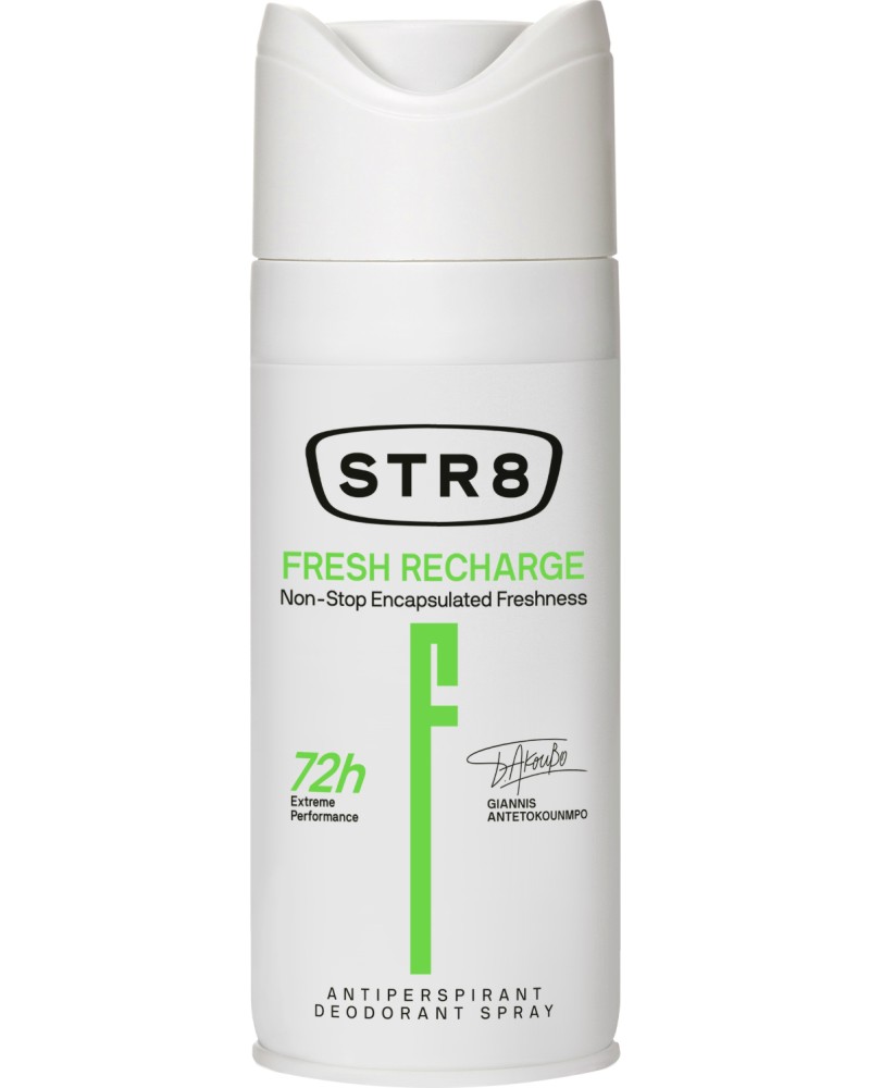 STR8 Fresh Recharge Antiperspirant Deodorant Spray -         Performance - 