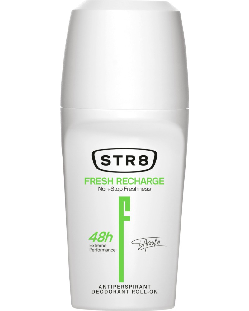 STR8 Fresh Recharge Antiperspirant Deodorant Roll-On STR8 Fresh Recharge Antiperspirant Deodorant Roll-On - Ролон против изпотяване за мъже от серията Performance - дезодорант