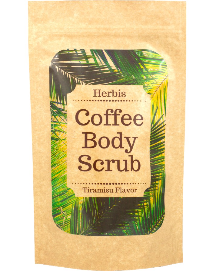 Скраб за тяло Herbis Скраб за тяло Herbis - С кафе и аромат на тирамису - продукт
