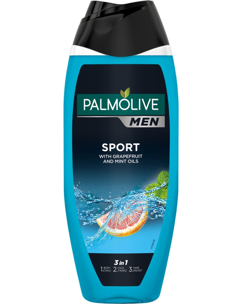 Palmolive Men Sport 3 & 1 Body, Face & Hair -    ,      - 