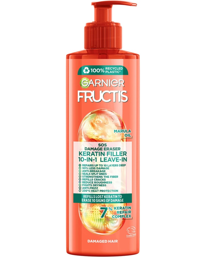 Garnier Fructis SOS Damage Eraser 10 in 1 Leave In -         Fructis SOS Damage Eraser - 