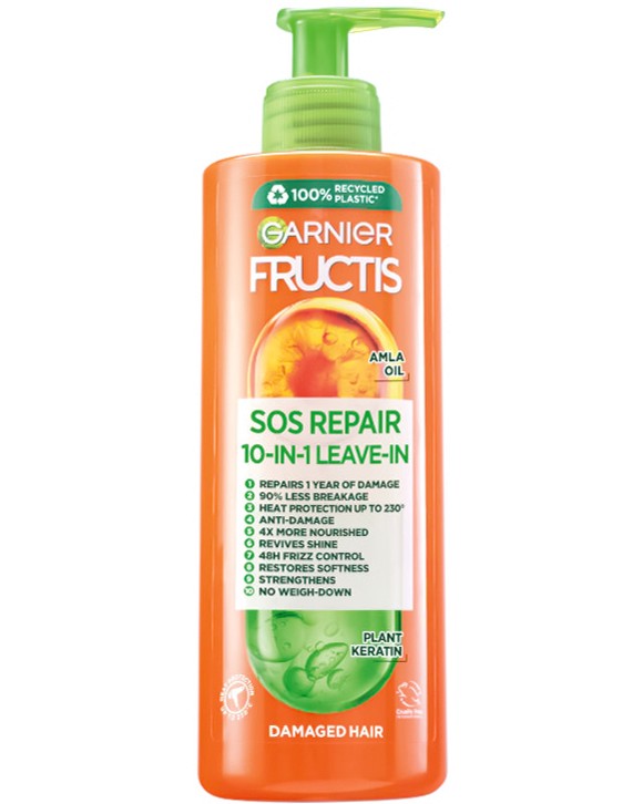 Garnier Fructis SOS Repair 10 in 1 Leave In -         Fructis SOS Repair - 