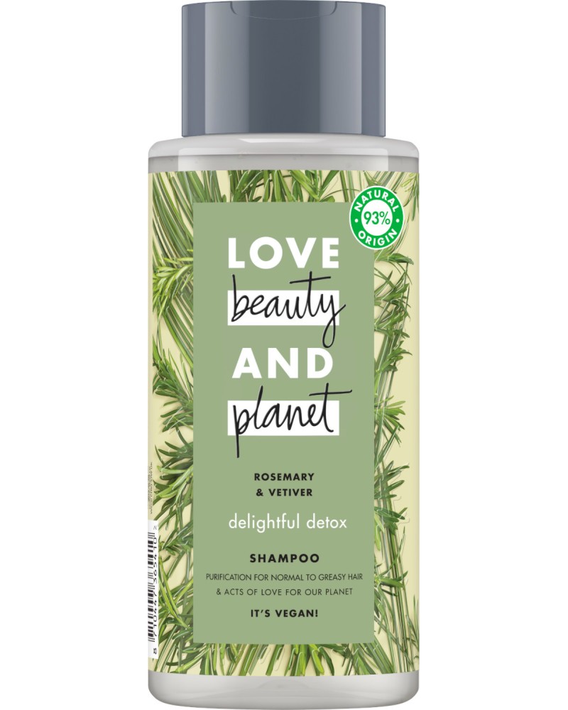 Love Beauty and Planet Delightful Detox Shampoo -          "Rosemary & Vetiver" - 